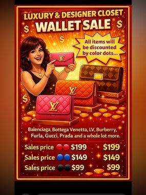 Luxury & Designer Wallet Sale - Act fast